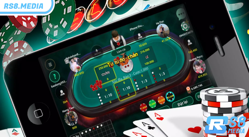 Các tựa game bài có tại sảnh casino Rs8